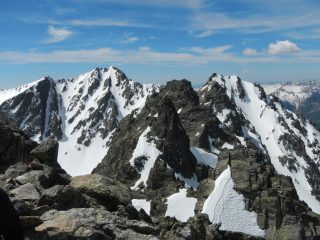 Il Monte Tenibres visto dalla Testa dell'Ubac
