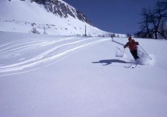 Roberto pennella in neve fresca
