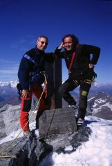 Alberto e Gianfranco in vetta (14-10-2001)