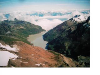 Il Lac de Dix e la Val D'Heremence dal M Blanc du Cheylon 