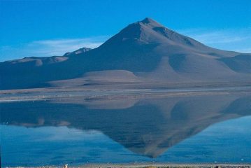 Panorama boliviano nel parco dei vulcani