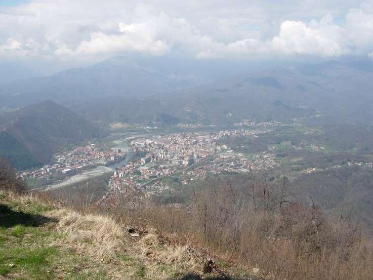 Panorama su Borgosesia