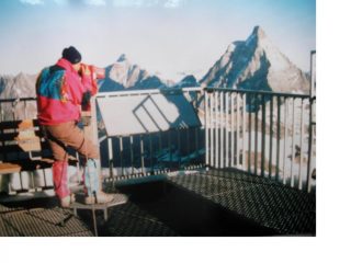 Spiando il Cervino dal Klein Matterhorn