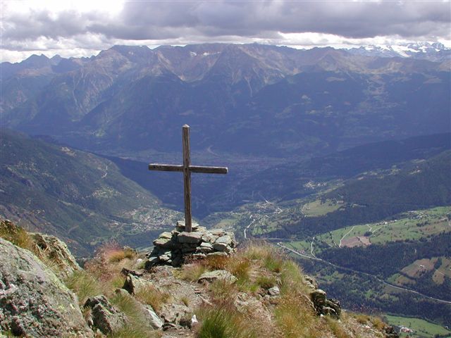 La valle centrale dalla Croce in vetta