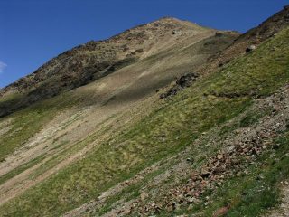 il versante Ovest della Becca di Nona dal Vallone di Comboè (23-7-2006)
