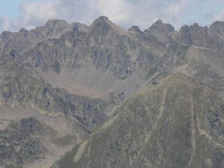 panorami osservati dalla cima : Gruppo Becco Alto di Ischiator - Corborant (20-8-2006)