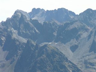 panorami osservati dalla cima : il Gruppo del Monte Matto (20-8-2006)