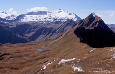 Mt. Percè e Punta Lechaud scendendo dal Mt. Fortin