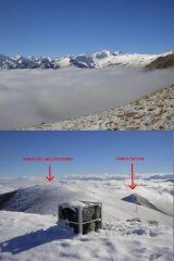 1 Sopra un mare di nuvole 2 dal monte Chialmo le altra due cime toccate