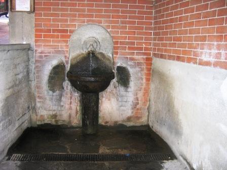 Valle Varaita, Fontana di Piasco presso casa di riposo via Cairoli, acqua contaminata da batteri fecali, ricca di nitrati (15,5 mglitro) e di calcare