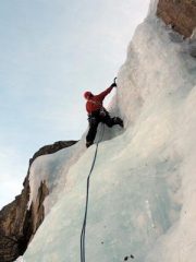 chrtur climbing on ice in summer ;)