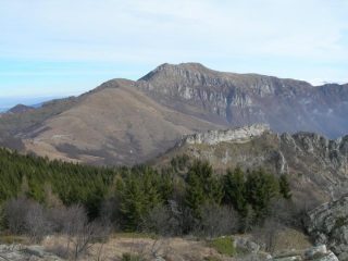 Il Monte Galero, dalle pendici orientali del Dubasso