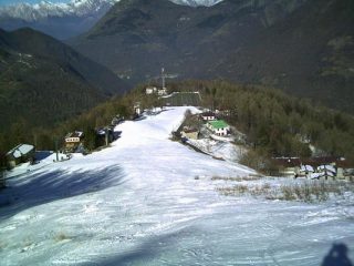 La pista dell'Alpe di Paglio