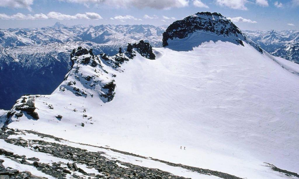 Monte Niblè e Glacier du Ferrand visti dalla Punta Ferrand
