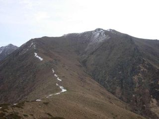 Il percorso visto dal Monte Ventolaro