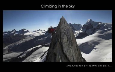 Climbing in the sky