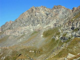 Mont Delà m. 3140 dal sentiero che porta al Col Fenis (9-9-92007)