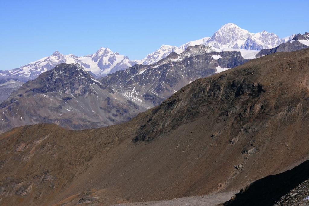 il Gruppo del Monte Bianco visto dal Piano del Vaudet (7-10-2007)