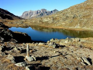 il Lago Bes visto dal Col Longet (14-10-2007)