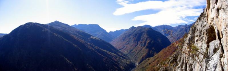 Panorama sulla Val Sorba-Rassa