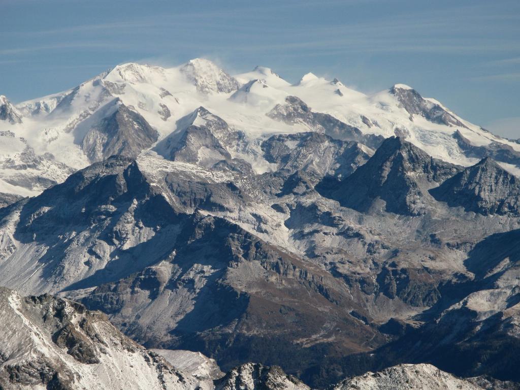 Panorami osservati dalla cima : il Gruppo del Monte Rosa (11-11-2007)