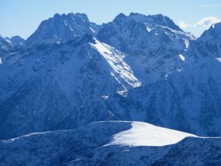 panorami dalla cima : i Gruppi dell'Argentera e del Monte Matto (8-12-2007)
