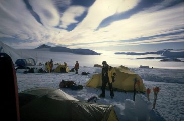 Vinson Base Camp: mezzanotte