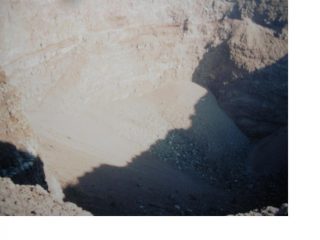 Il fondo del cratere