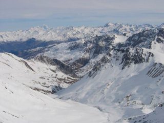 Panorama dalla vetta verso la Maurienne