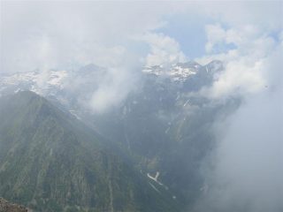 Panorama verso l'alto Vallone del Sabbione