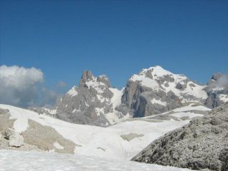 panoramica sulla cima Vezzana