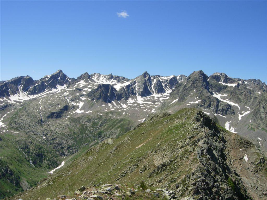 Panorama verso l'alto Vallone del Piz