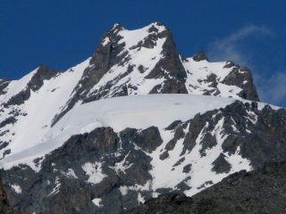 il Rimpfischorn visto dalla quota 3315 m. (Pfulwe)