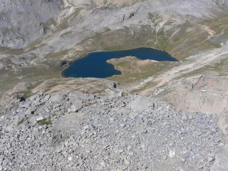 lago 9 colori dalla cima del brec de chambeyron