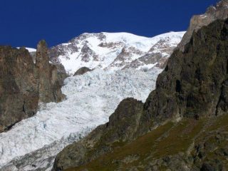 Monte Bianco e ghiacciaio omonimo