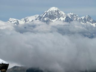 Panorami osservati dalla cima : il Gruppo del Monte Bianco (21-9-2008)