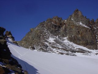 La Pointe de Labby vista dal Col de Labby