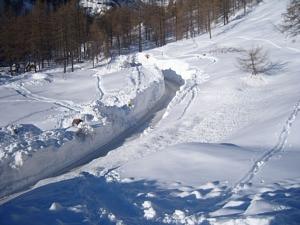 Ceresole Reale verso lo skilift in località Chiapili Inferiori