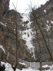 La cascata Sapore di ghiaccio