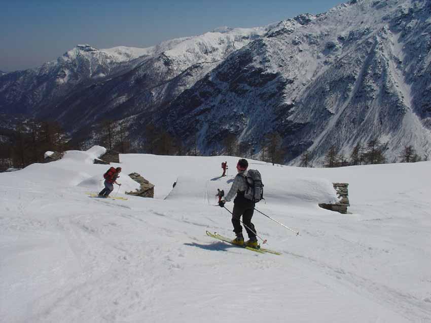 Scendendo all'Alpe Pian Prà