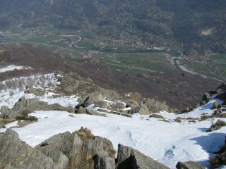 Versante nord-est del Monte Cavallaria