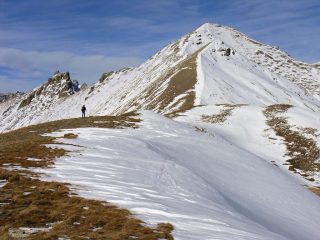 il Monte Soubeyran visto dal Colle delle Munie (26-11-2006)