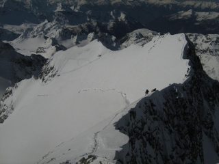 la cresta del Bernina
