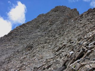 la cresta SO del Grand Berard vista dal Pas de Reverdillon (24-6-2009)