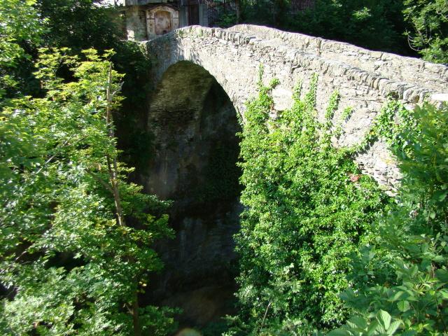 il ponte romano a Ribordone
