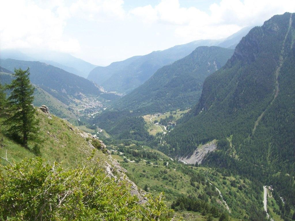 Vista dall'Alpe Chavlet verso Fenestrelle