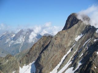 Argentera (cima sud) e monte Matto dalla vetta