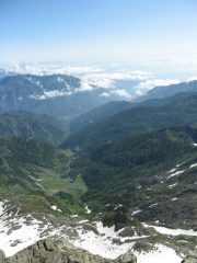 Il vallone Carbonieri dalla cima