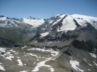 vista dell'alta Valgrisanche dalla vetta