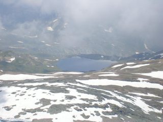 Lago Miserin dal Colle della Rosa